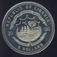 Libéria 2000. 5$ "Olimpia" T:1