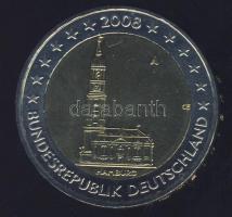 Németország 2008A 2€ "Hamburg" T:1