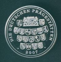 Németország 2007. "Német pénzverdék - Wilhelm Busch" ffm emlékérem T:PP