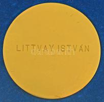 1975. "Elektronikus Mérőkészülékek Gyára - 25 éves" aranyozott fém emlékérem eredeti tokba...