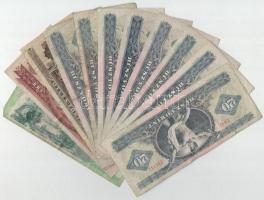 11db vegyes forint bankjegy tétel T:F