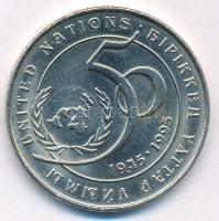 Kazahsztán 1995. 20T Cu-Ni "Az ENSZ 50. évfordulója" T:AU Kazakhstan 1995. 20 Tenge Cu-Ni "50th Anniversary of the UN" C:AU Krause KM#12