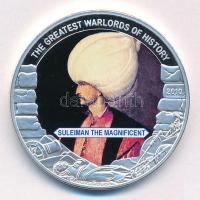 Libéria 2010. 5$ ezüstözött Cu "A történelem legnagyobb hadurai - Nagy Szulejmán" részben ...