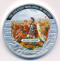 Libéria 2009. 5$ Cu "Nagy Hadvezérek - Julius Caesar" multicolor T:PP Liberia 2009. 5 Doll...