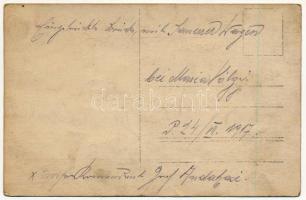 1917 Máriavölgy, Baia Valea Mariei, Valea Maria (Vámfalu, Vama); katonai teherautó alatt beszakadt f...