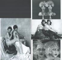 cca 1920-as évek, a Dolly Systers, azaz Deli Janka és Deli Rózsi balassagyarmati iker lányok - későb...