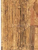 Székács Zoltán (1954-): "Aranyváros". Vegyes technika, farost, jelzett a hátoldalán. Dekor...