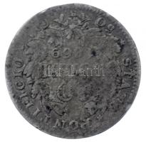 Olasz Államok /Pápai Államok 1869. 10S Ag "IX. Pius" T:3
Italian States / Papal States 18...