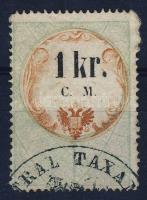 1854 1kr C.M.