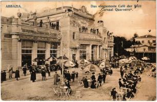 Abbazia, Opatija; Das eleganteste Café der Welt &quot;Cursaal Quarnero&quot; / café, terrace (Rb)