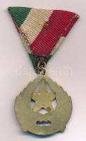 1957. "Munkás-Paraszt Hatalomért Emlékérem" aranyozott, zománcozott bronz kitüntetés mells...