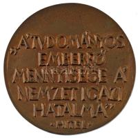 Tóth Sándor (1933-) ~1980. "Gróf Széchenyi István / A TUDOMÁNYOS EMBERFŐ MENNYISÉGE A NEMZET IG...