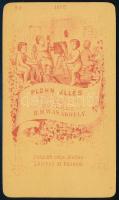 cca 1870-es évek eleje Póka Kálmán (1846-1908) ügyvéd, későbbi nagykőrösi polgármester portréfotója,...