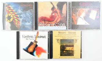 5 db cd Grieg, Strauss, Notre Dame, Asha, The Apaches