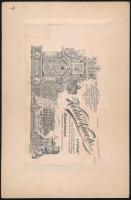 cca 1900 Előkelő hölgy és lánya portréfotója, keményhátú fotó Koller Károly Károly utódai budapesti ...