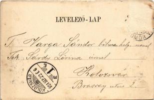 1901 Krasznahorkaváralja, Krásnohorské Podhradie (Rozsnyó, Roznava); Krasznahorka vára. Falvi Jenő k...