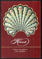 Vadas József - Varga Vera: Herend. Virágzó manufaktúra a 20. században. Szelényi Károly fotóival. Veszprém, 1996, F. Szelényi Ház. Gazdag képanyaggal illusztrált. Kiadói egészvászon-kötés, kiadói papír védőborítóban.