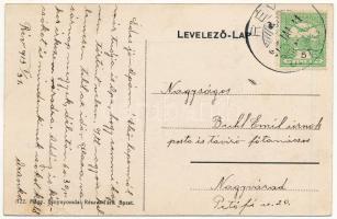 1913 Rév, Körösrév, Vad, Vadu Crisului; Fő tér, Körös parti részlet, utca, Braun Herman üzlete / mai...