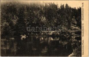 1923 Szomolnok, Schmölnitz, Smolník; Szomolnoki tó. D.K.E. / Smolnicke Pleso / Schmöllnitzer Teich / lake
