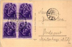 1938 Kassa, Kosice; utca / street view + "1938 Kassa visszatért" So. Stpl. (EK)