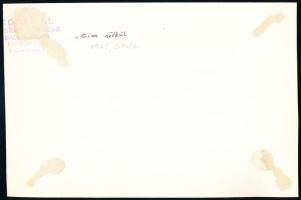 1969 Koós Pál (1930-1982) salgótarjáni fotóművész pecséttel jelzett, vintage fotóművészeti alkotása ...