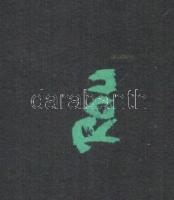 Rau Tibor (1934-2000): Zarak (filmplakát terv). Tempera, karton. Jelzett. 39,5x29,5 cm