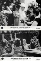 cca 1967 ,,Macskákat nem veszünk fel" című csehszlovák film jelenetei és szereplői, 27 db vinta...