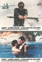 cca 1989 ,,007 James Bond, a magányos ügynök" című amerikai film jelenetei és szereplői, 9 db v...