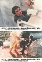 cca 1989 ,,007 James Bond, a magányos ügynök" című amerikai film jelenetei és szereplői, 9 db v...