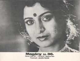 cca 1981 ,,Magány u. 36." című indiai film jelenetei és szereplői, 3 db produkciós filmfotó nyo...