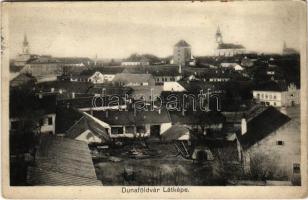 1915 Dunaföldvár, látkép. Somló Manó kiadása (fl)