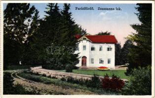 Parádfürdő, Zsuzsanna lak, villa