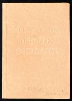 Dömötör László: Nehezék. Bp., 2005, Móra. Egészoldalas illusztrációkkal. Kiadói papírkötés. A borítón kézzel számozott (120/112.) és aláírt, a címlapon a szerző által DEDIKÁLT példány.