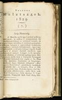 1829 [H]Asznos mulatságok. A' Hazai 's külföldi Tudósításokhoz Toldalékúl [adja Özv. Kults...