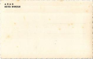 Arad, Biserica Minoritilor / Minorita templom, Szentmise, üzletek / church, holy mass, shops. photo ...