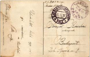 1917 Unsere Marine. Fertig zum Feuern / Első világháborús osztrák-magyar haditengerészet ágyúi / WWI...