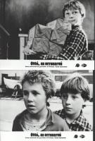 cca 1983 ,,Ottó, az orrszarvú" című dán gyermekfilm jelenetei és szereplői, 7 db vintage produkciós filmfotó ezüst zselatinos fotópapíron, a használatból eredő (esetleges) kisebb hibákkal, 18x24 cm