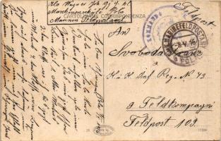 1916 Unsere Dreadnought im Feuer / WWI Austro-Hungarian Navy, K.u.K. Kriegsmarine art postcard, batt...