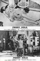 cca 1973 ,,Penny Gold" című angol bűnügyi film jelenetei és szereplői, 13 db vintage produkciós filmfotó ezüst zselatinos fotópapíron, a használatból eredő (esetleges) kisebb hibákkal, 18x24 cm