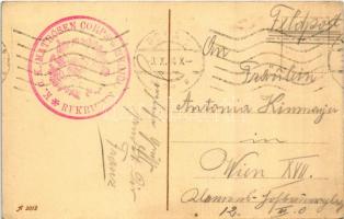 1914 Der kleine Kreuzer "Zenta" und Torpedobootzerstörer "Ulan" im Kampf mit der...