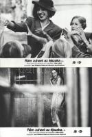 cca 1985 ,,Rám zuhant az éjszaka című csehszlovák film jelenetei és szereplői, 6 db vintage produkci...