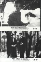 cca 1985 ,,Rám zuhant az éjszaka című csehszlovák film jelenetei és szereplői, 6 db vintage produkci...