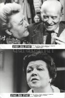 cca 1973 ,,Otthon, édes otthon" című belga filmvígjáték jelenetei és szereplői, 7 db vintage pr...