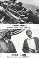 cca 1985 előtt készült ,,Tengeri farkas" című román - NSZK film jelenetei és szereplői, 19 db vintage produkciós filmfotó ezüst zselatinos fotópapíron, a használatból eredő (esetleges) kisebb hibákkal, 18x24 cm