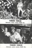 cca 1985 előtt készült ,,Tengeri farkas" című román - NSZK film jelenetei és szereplői, 19 db v...