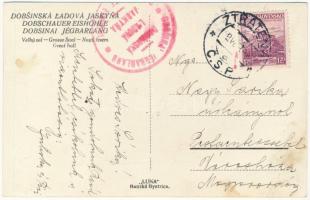 Dobsina, Dobschau; Dobsinská ladová jaskyna / Dobschauer Eishöhle / Dobsinai jégbarlang, Nagy terem,...