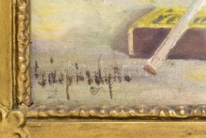 Gáspárdy A. (?-?) jelzéssel, XX. sz. első fele: Asztali csendélet. Olaj, karton, jelzett. Dekoratív,...