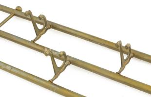 Antik réz, összecsukható fogas 55 cm