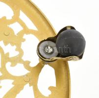 Kaspótartó, Réz, modern forgó kerékkel 29 cm