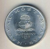 1948. 20Ft Ag "Táncsics" T:2 ph.